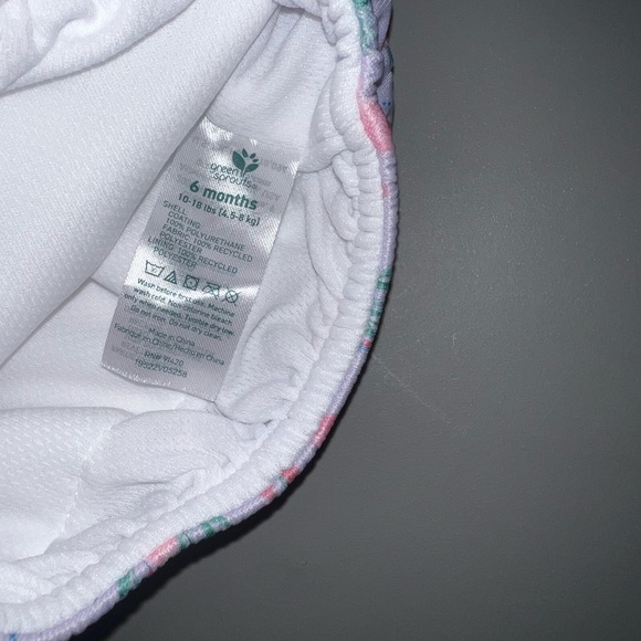 Green Sprout reusable swim diapers size 6 months NWOT Never worn - Picture 5 of 7